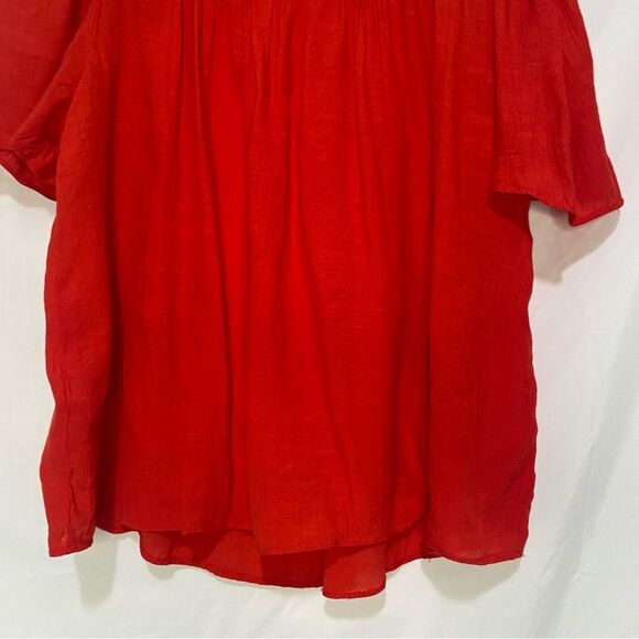 Nanette Lepore flutter sleeve blouse - Picture 6 of 6